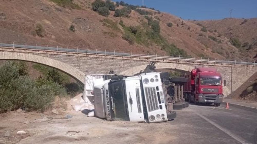 Elazığ'da trafik kazası 1 kişi yaralandı