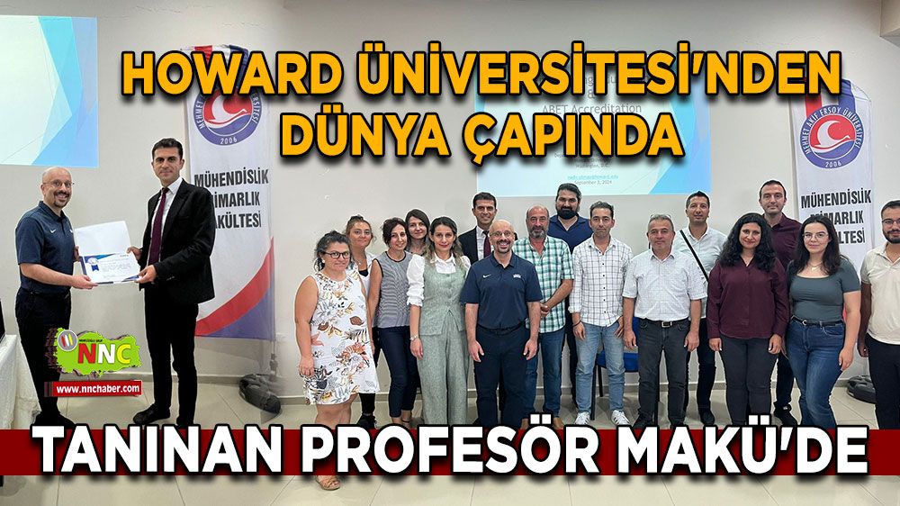 Howard Üniversitesi'nden Dünya Çapında Tanınan Profesör MAKÜ'de