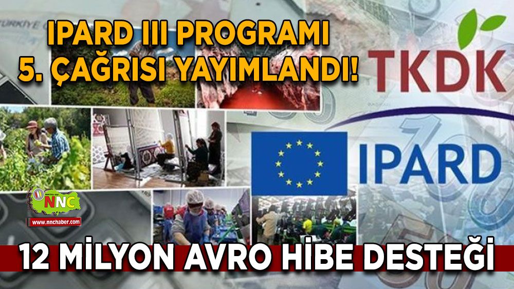 IPARD III programı 5. çağrısı yayımlandı! 81 ilde girişimcilere 12 milyon Avro hibe desteği