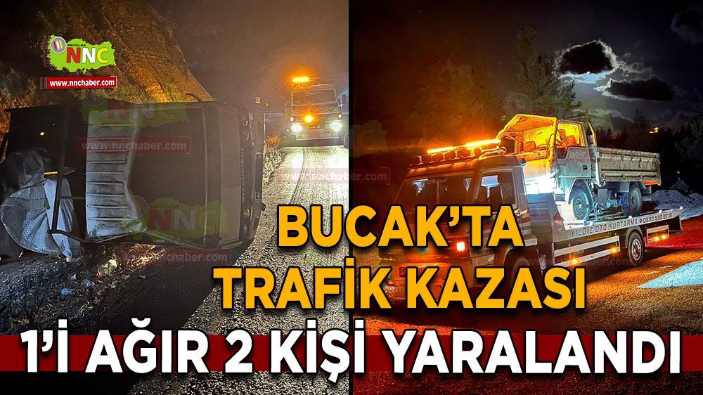 Isparta Antalya karayolunda trafik kazası! 1'i ağır 2 yaralı