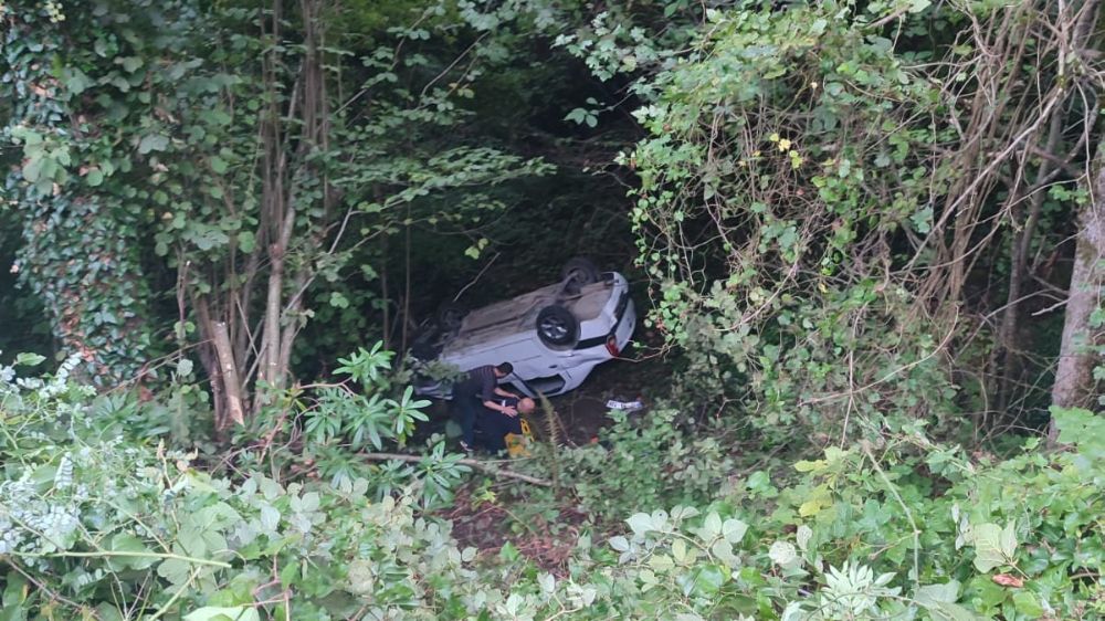 Kastamonu’da kaza yoldan çıkan otomobil şarampole uçtu 4 yaralı