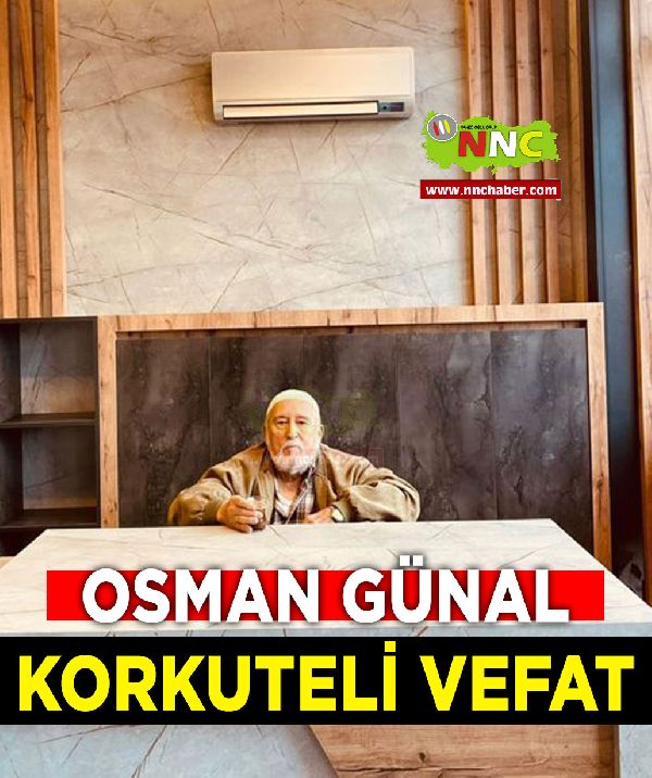 Korkuteli Vefat Osman Günal