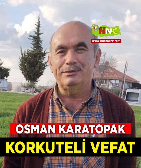 Korkuteli Vefat Osman Karatopak