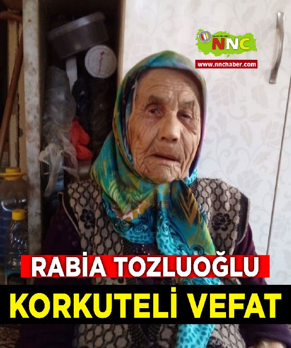 Korkuteli Vefat Rabia Tozluoğlu