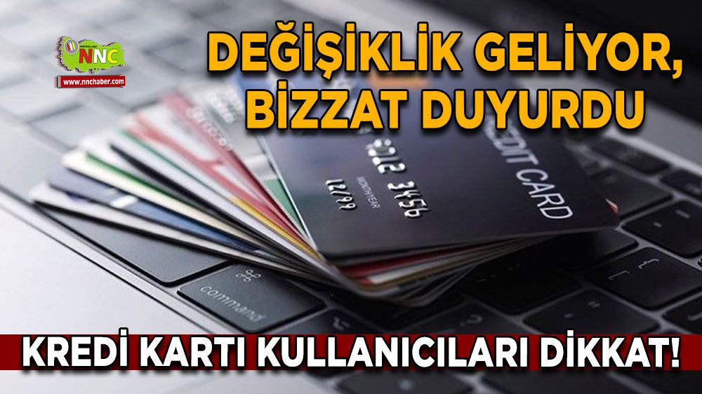 Kredi kartı kullanıcıları dikkat! Değişiklik geliyor, Mehmet Şimşek bizzat duyurdu