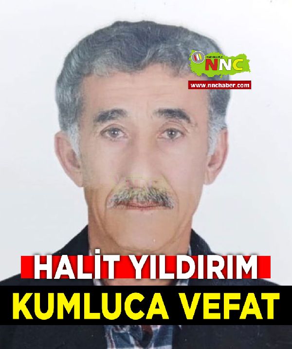 Kumluca Vefat Halit Yıldırım 