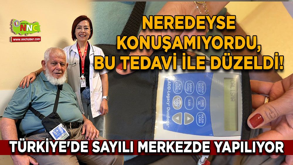 Neredeyse konuşamıyordu, bu tedavi ile düzeldi! Türkiye'de sayılı merkezde yapılıyor