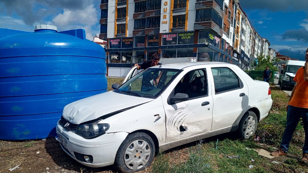 Samsun'da trafik kazası 1 kişi yaralandı