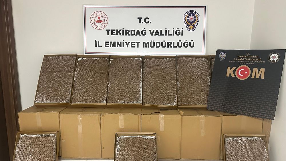 Tekirdağ'da uyuşturucu operasyonu