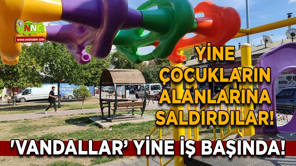 Yine çocukların alanlarına saldırdılar!