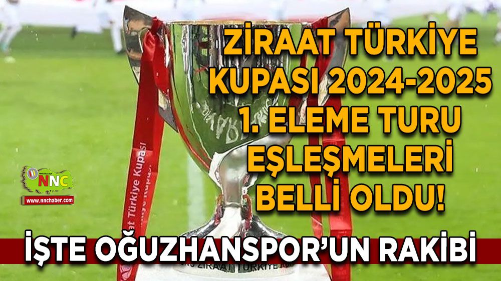 Ziraat Türkiye Kupası 2024-2025 1. Eleme Turu Eşleşmeleri Belli Oldu!