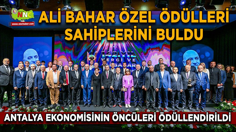 Ali Bahar Özel Ödülleri sahiplerini buldu