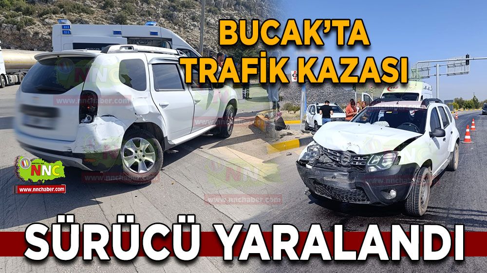 Antalya Burdur karayolu Kızılkaya kavşağında araçlar çarpıştı