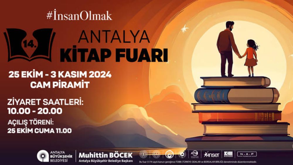 Antalya Kitap Fuarı'na yoğun ilgi