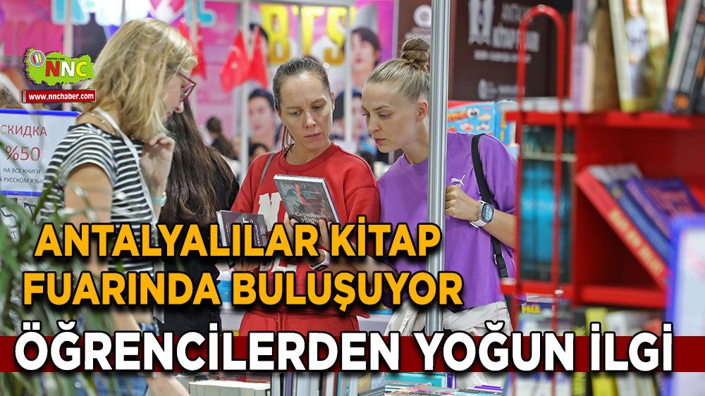 Antalyalılar kitap fuarında buluşuyor 