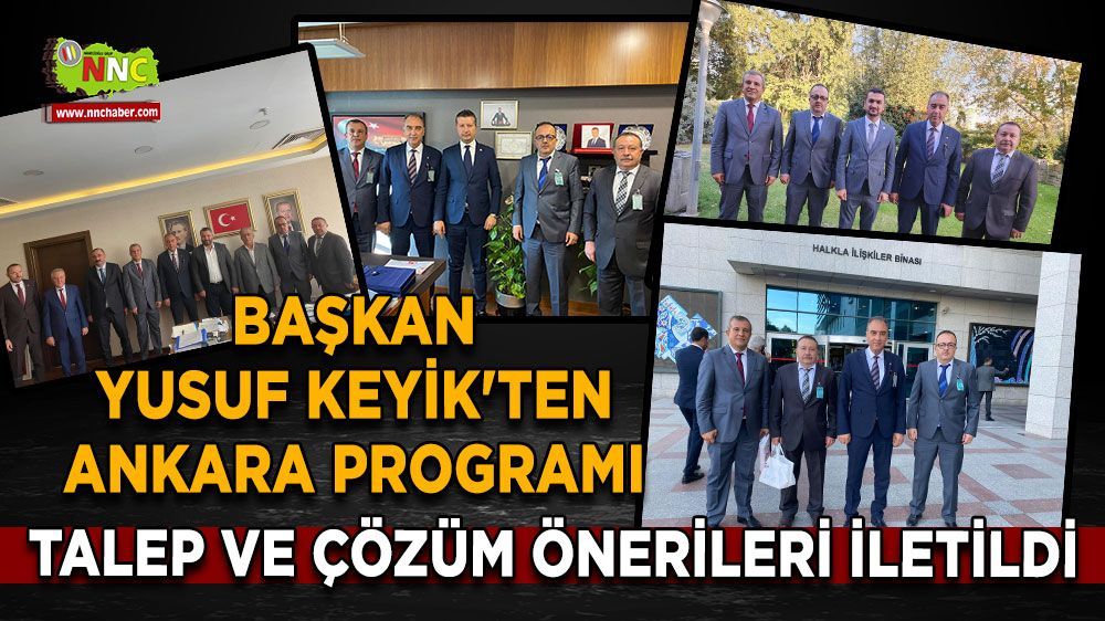 Başkan Keyik'in Ankara programı