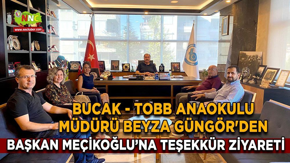 Başkan Meçikoğlu'na teşekkür ziyaretti