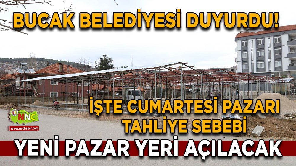 Bucak Belediyesi, Cumartesi Pazarı’nın Bulunduğu Arazide Tahliye Kararı Aldı