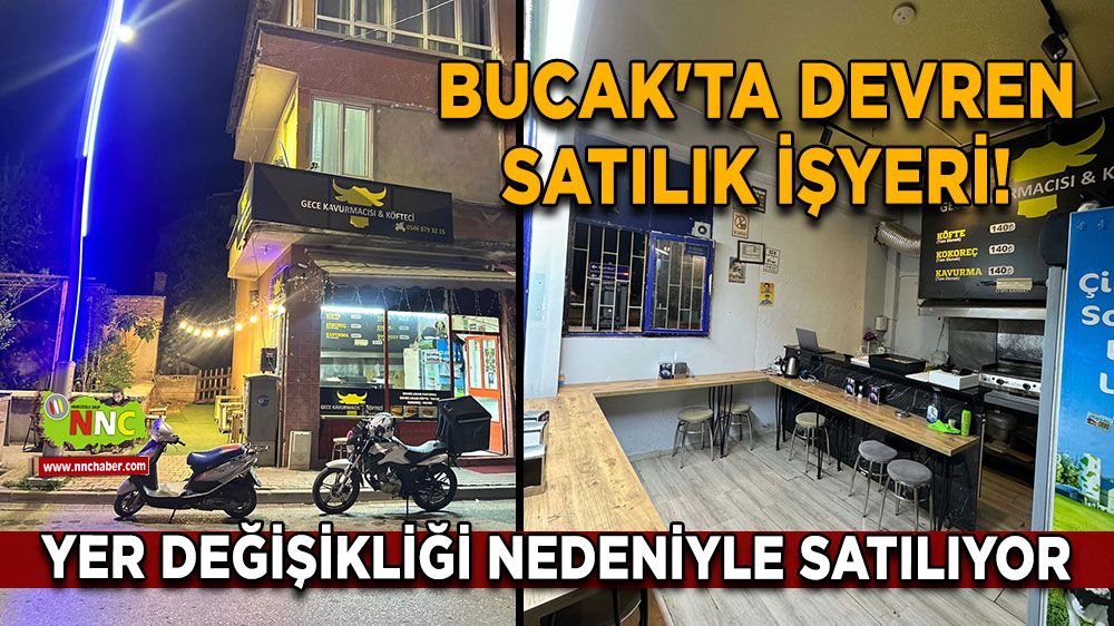 Bucak'ta devren satılık işyeri! Yer değişikliği nedeniyle satılıyor