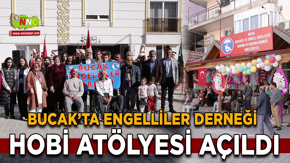 Bucak’ta Engellilere Yönelik Hobi Atölyesi Açıldı