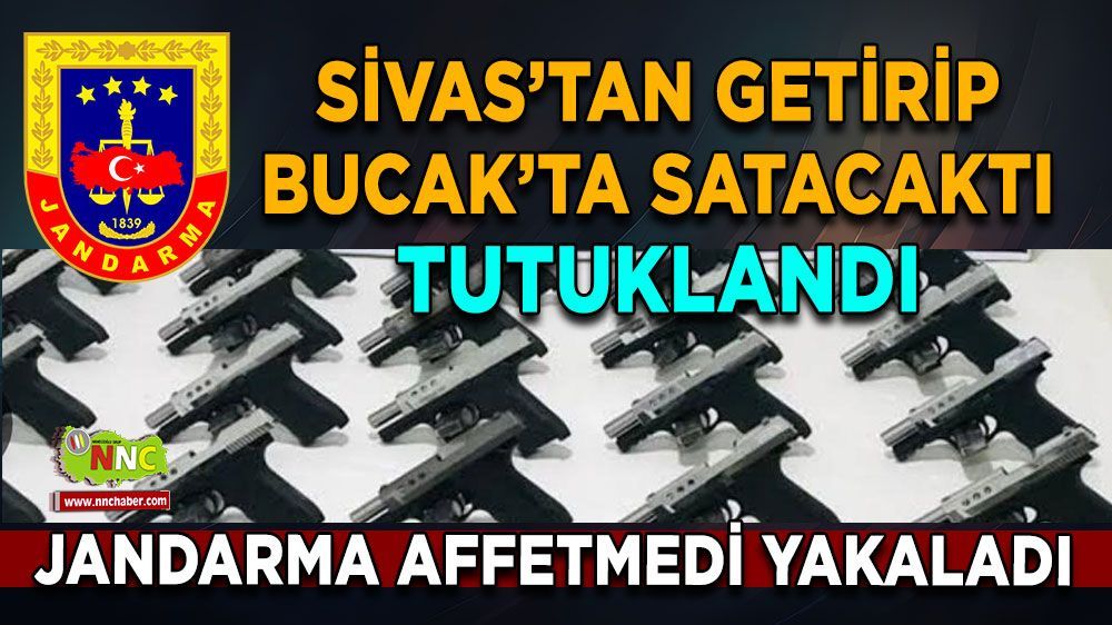 Bucak'ta silah satışı yapmaya çalışan şahıs yakalandı, tutuklandı