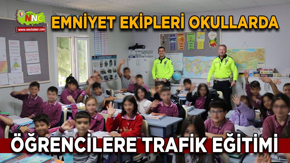 Burdur’da 327 Öğrenciye Trafik Eğitimi Verildi