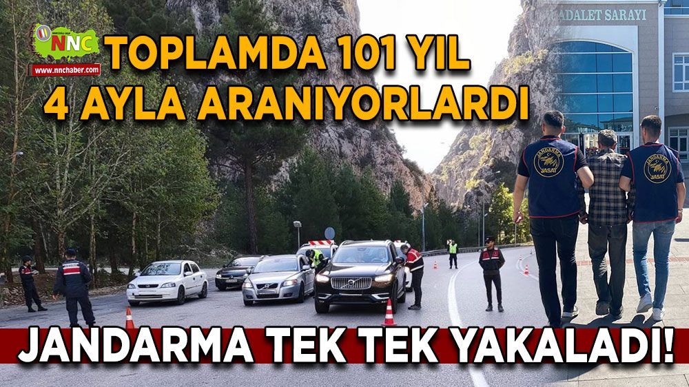 Burdur'da aranan suçlular tek tek yakalandı