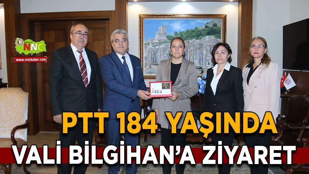 Burdur Valisi, PTT'nin 184. yıl dönümünü kutladı