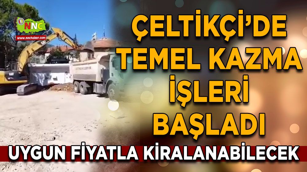 Çeltikçi’de Esnafa Uygun Fiyatlı Dükkanlar! Yeni Proje Başladı