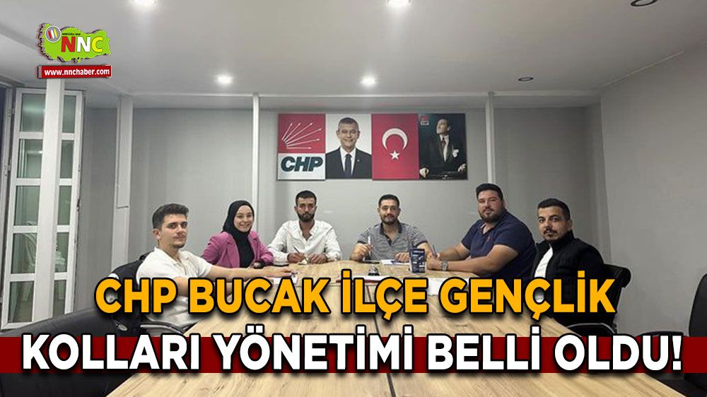 CHP Bucak İlçe Gençlik Kolları yönetimi belli oldu! İşte isim isim liste