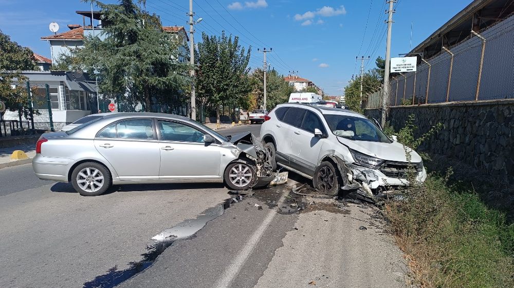 Edirne'de trafik kazası 1 kişi yaralandı