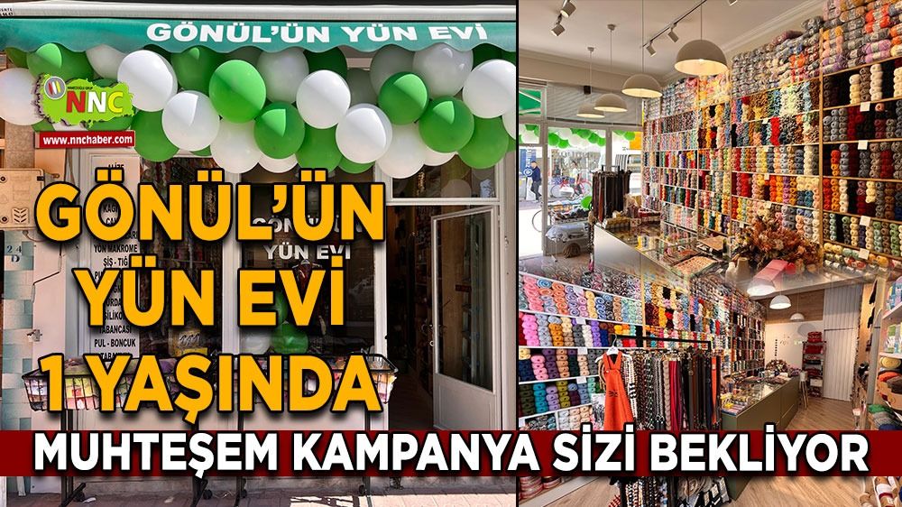 Gönül'ün Yün Ev 1 yaşında! Muhteşem kampanya sizi bekliyor