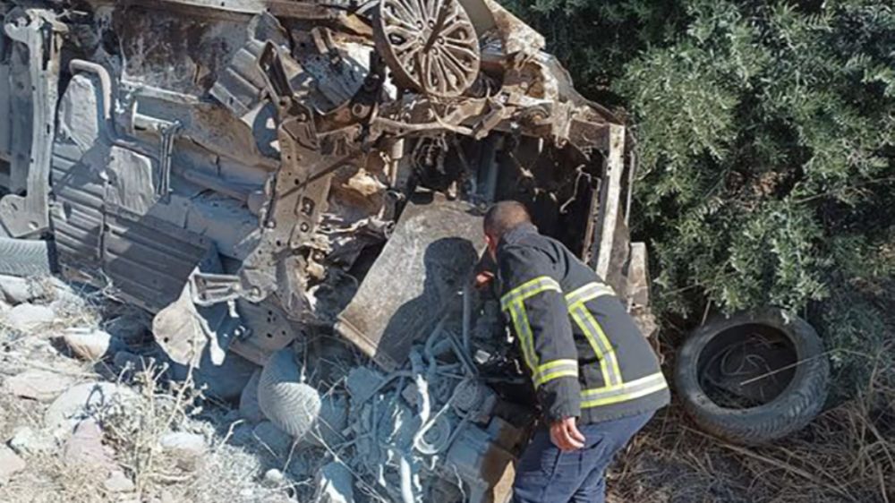 Hatay'da kaza otomobil takla attı 5 yaralı 