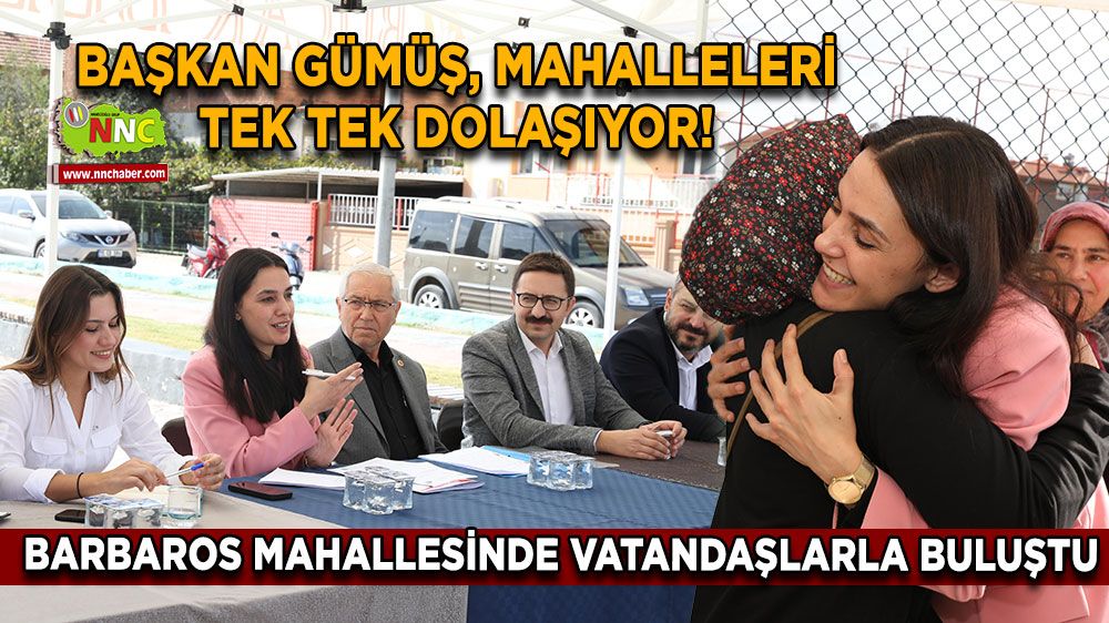 Hülya Gümüş, mahalleleri tek tek dolaşıyor! Barbaros Mahallesinde vatandaşlarla buluştu