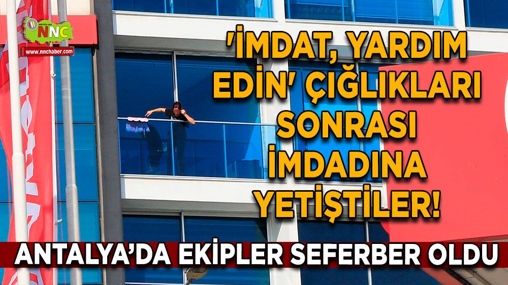 'İmdat, yardım edin' çığlıkları sonrası ekipler imdadına yetişti!