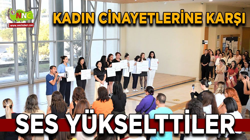 Kadın cinayetlerine karşı ses yükselttiler