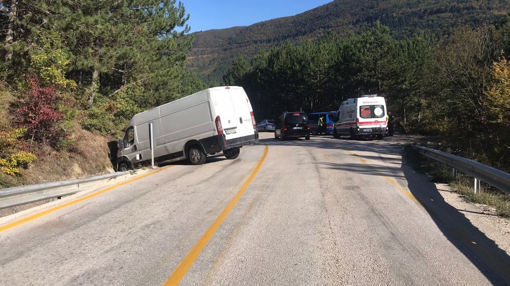 Karabük'te trafik kazası! 1 kişi yaralandı