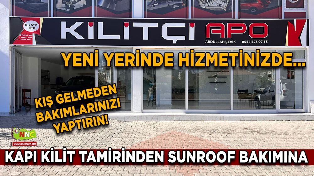 Kilitçi APO yeni yerinde hizmetinizde! Kış gelmeden bakımlarınızı yaptırın