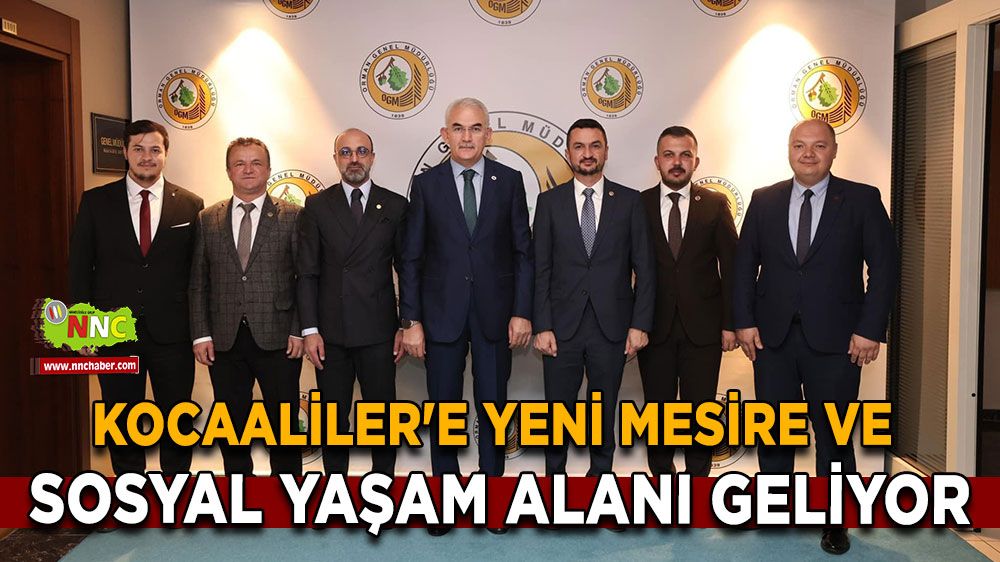 Kocaaliler'e Yeni Mesire ve Sosyal Yaşam Alanı Geliyor