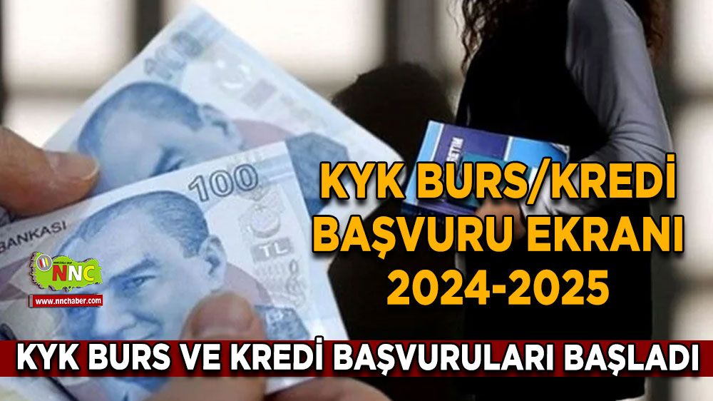 KYK burs ve kredi başvuruları 2024-2025! Başvurular başladı! 2024 KYK Burs ve kredi başvuru ekranı için tıklayın...