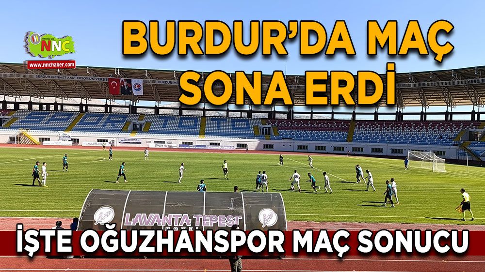 Oğuzhanspor Yatağanspor maçı tamamlandı! İşte Oğuzhanspor Yatağanspor maç sonucu!