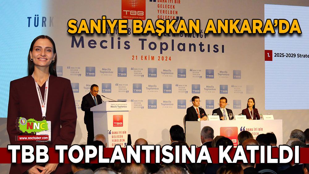 Saniye Başkan, TBB Ekim Ayı Toplantısına Katıldı