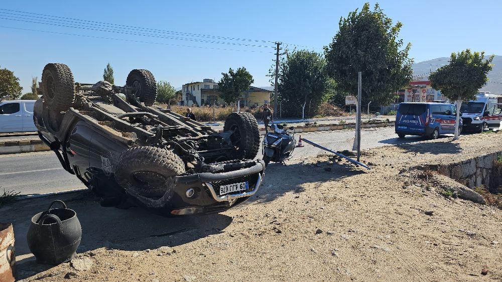 Son dakika Elazığ haberi otomobil takla attı 2 yaralı