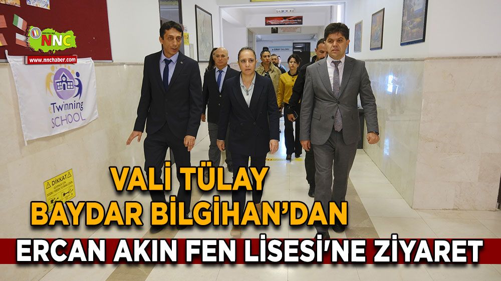 Tülay Baydar Bilgihan’dan Burdur Ercan Akın Fen Lisesi'ne ziyaret