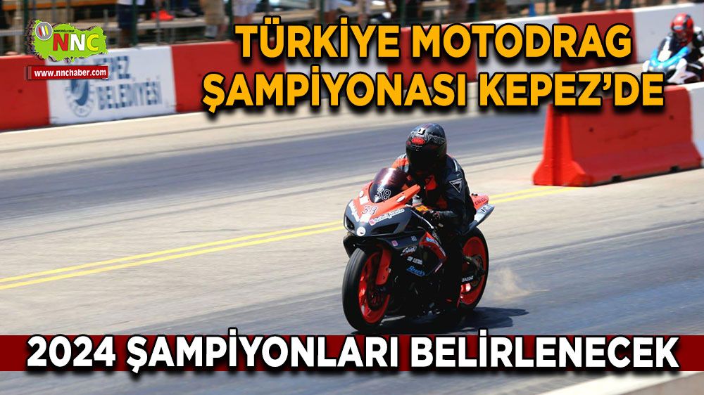 Türkiye Motodrag Şampiyonası Kepez’de 