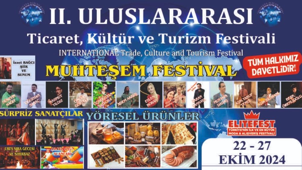 Uluslararası Ticaret, Kültür ve Turizm Festivali Ankara Etimesgut  Türk Beyleri Kent Meydanı’nda Yapılacak 