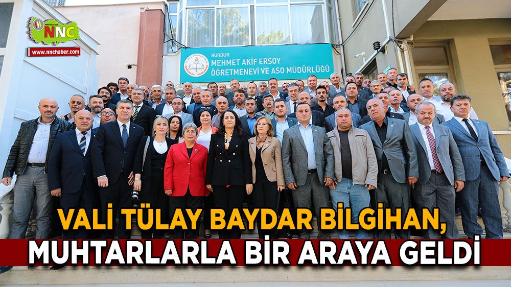 Vali Tülay Baydar Bilgihan, Muhtarlarla Bir Araya Geldi