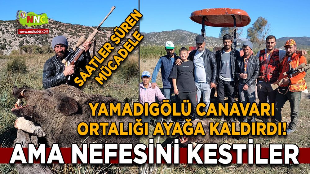 Yamadıgölü canavarı ortalığı ayağa kaldırdı! Ama nefesini kestiler