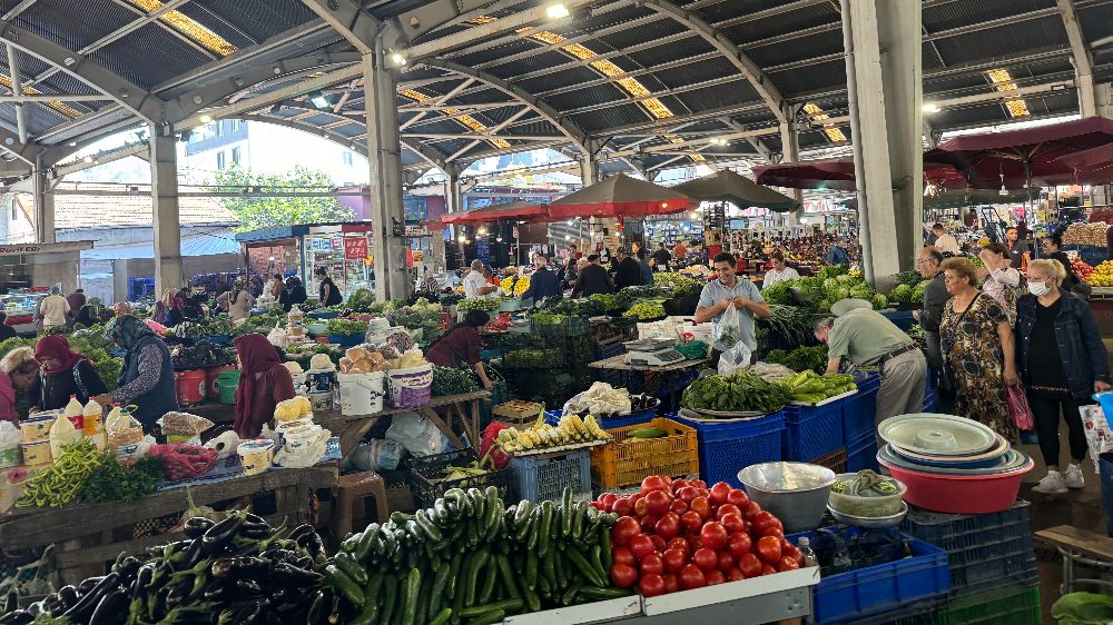 Zonguldak'ta pazar fiyatlarında artış 