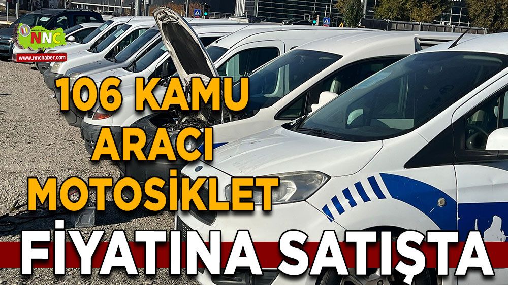 106 Kamu Aracı Motosiklet Fiyatına Satışta - Ucuz arabalar kaçmaz